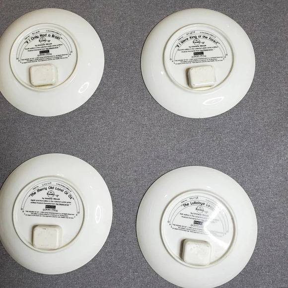 Wizard of Oz Knowles 1993 Bradez Musical Plate Collection Set of 8 - Picture 5 of 6